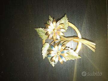 Spilla vintage floreale