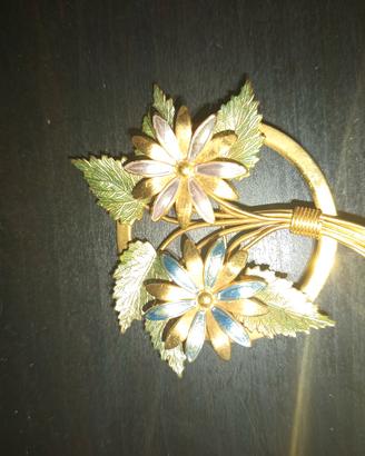 Spilla vintage floreale