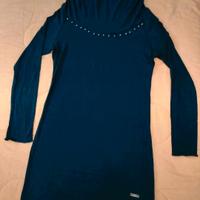 Abito Sweet Years blu borchiato