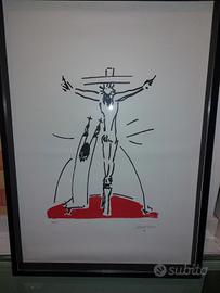 Litografia  Sante Monachesi passione di Cristo