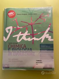 libro di chimica e biologia