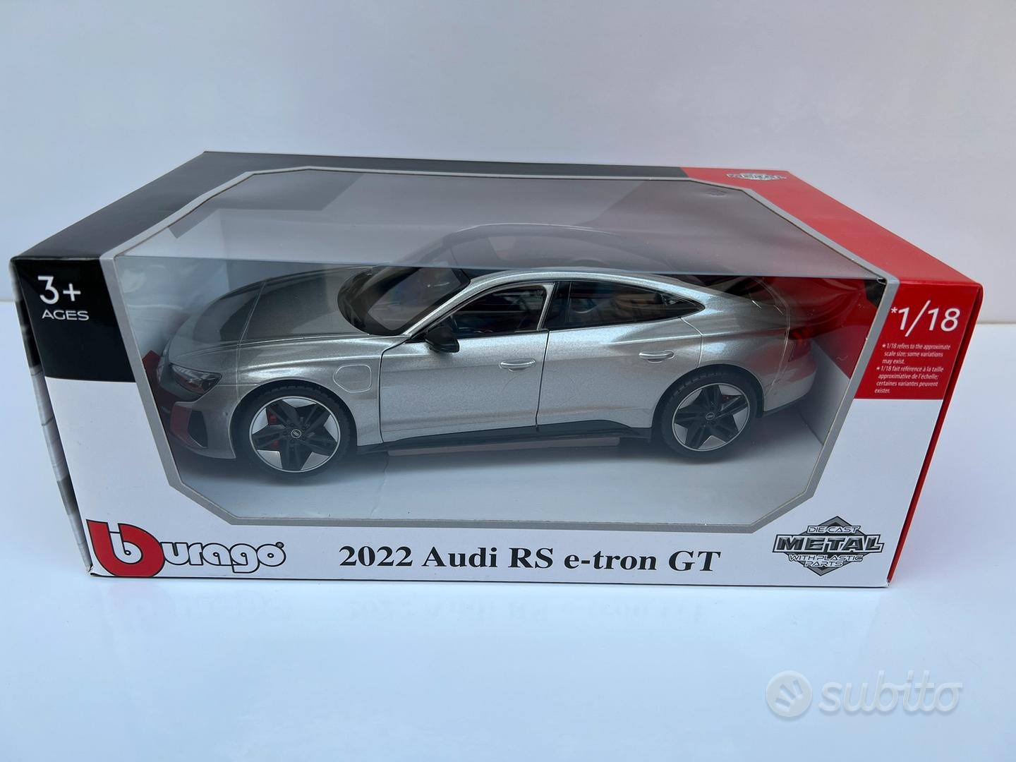 Burago 1:24 – Modellino Auto Audi E-Tron GT 2022 In Scala 1:24 Per Collezionisti E Bambini - 6