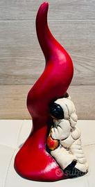 Corno in terracotta con Pulcinella-San Gregorio A.