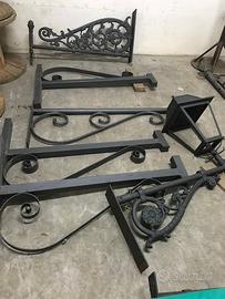 Mensole in ghisa per illuminazione