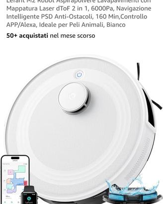 Aspirapolvere Lavapavimenti con Mappatura 