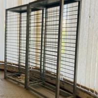 Scaffalatura in metallo per serigrafia