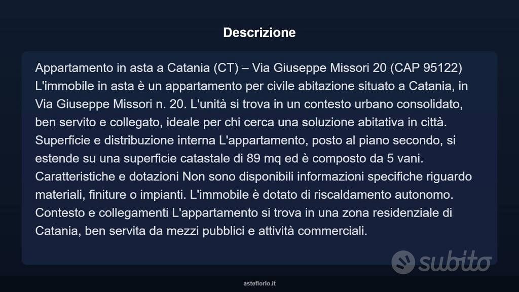 Appartamento – Catania, Fortino, Centro storico - Vista 3