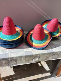 cappelli paglia multicolore 