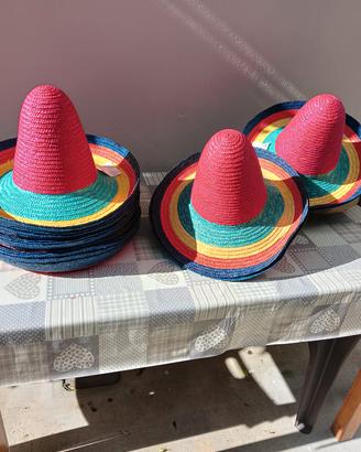 cappelli paglia multicolore unisex 