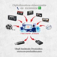 Digitalizzo VHS, MiniDV, Video8, Super 8, cassette