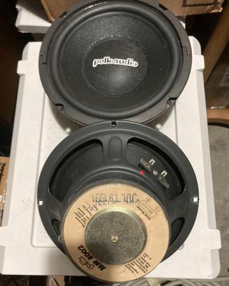 HERTZ H210 Wrms 80 x 2 2 Vie USA: 8" TW 3/4" xover