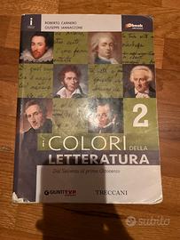 I colori della letteratura - libro italiano