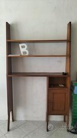 Libreria vintage anni 50 in teak