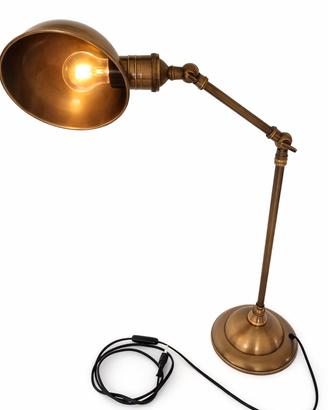 Lampada ministeriale Stamford regolabile ottone