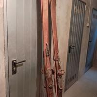 2 po aia di sci antichi Senza racchette