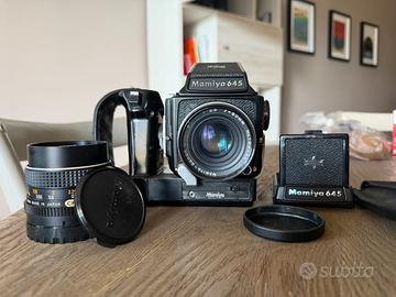 Mamiya 645 con 80mm - 55mm