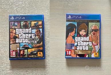 Giochi ps4 Gta V e Trilogy - la saga come nuova