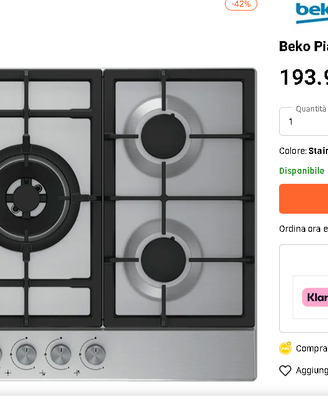 Piano Cottura Beko