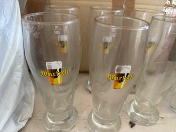 bicchieri birra vintage  Warteck