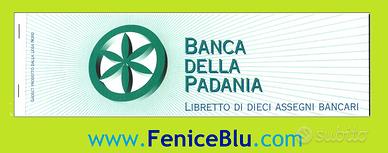 Assegni BANCA DELLA PADANIA (Lega Nord)