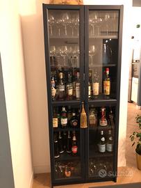 Billy vetrinetta Ikea blu