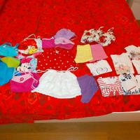 Abbigliamento estivo per bimba 4-6 anni