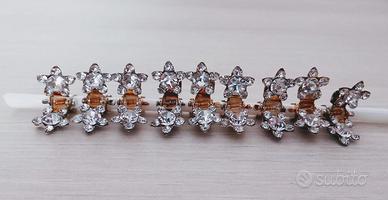 Set mini mollettina in strass