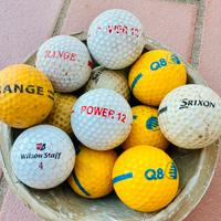 Palline da golf usate