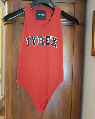 Body Pyrex rosso. Tg S