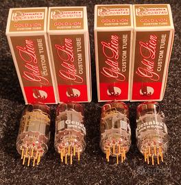 Valvole 12AX7 - 12AU7   Genalex Gold Lion