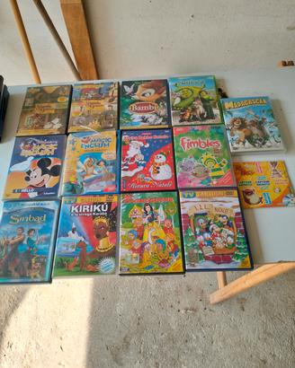 lotto di 14 Dvd Cartoni animati 