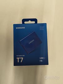 SSD Samsung T7 1TB - Nuovo sigillato con scontrino