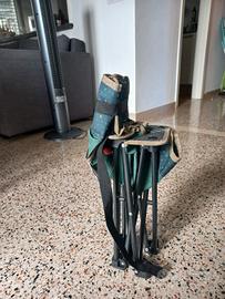 sediolina pieghevole per bambini da campeggio o gi