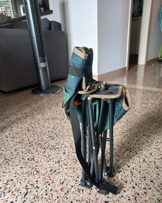 sediolina pieghevole per bambini da campeggio o gi