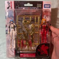 Evangelion microman Asuka Langley & Rei Ayanami