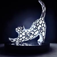 Lampada led realizzazione artigianale