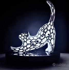 Lampada led realizzazione artigianale