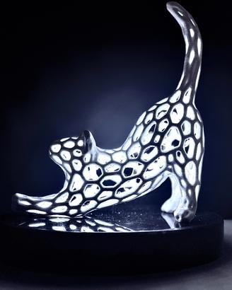 Lampada led realizzazione artigianale