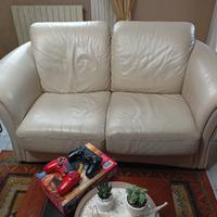 divano 3 posti in vera pelle