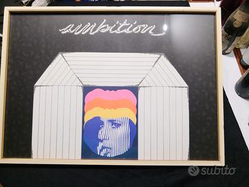 concetto pozzati  pop art serigrafia