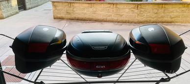 Bauletti GIVI Maxia + Valigie Laterali - Set Moto