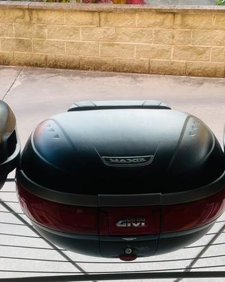 Bauletti GIVI Maxia + Valigie Laterali - Set Moto