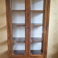 Vetrina in legno massello
