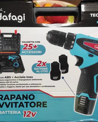 trapano avvitatore a batterie 