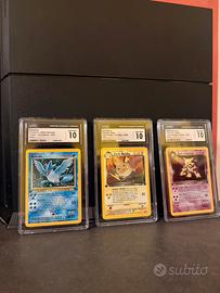 Carte Pokemon CGC 10: Articuno Raichu Alakazam