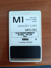 Korg Memory Card  MPC-OEX