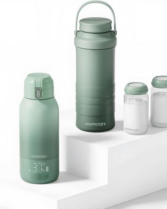 Momcozy Travel Set Scaldabiberon e contenitore