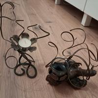 Portacandele Artigianali Vintage 