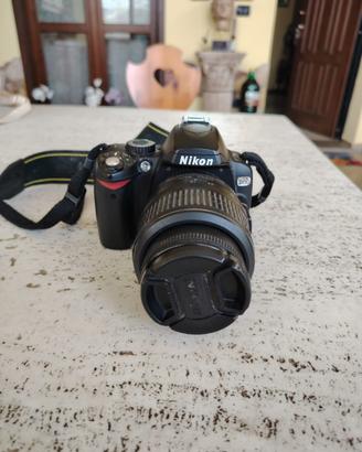 Nikon D60 reflex + obiettivo 18-55, batteria nuova