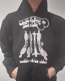 Felpa di arancia meccanica felpata inverno🖤